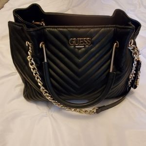 Guess Factory Black Satchel